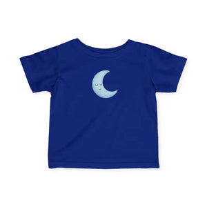 Moon Infant Tee - Cute Comfy Toddler Outfit - Dipaliz - Royal / 6m - Baby & Clothing