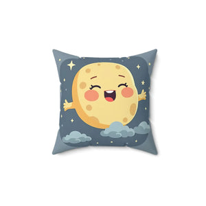 Stars Pillow – Cute Moon Polyester Cushion - Dipaliz - Throw Pillows