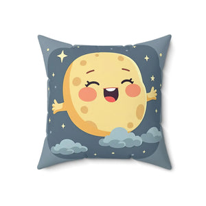 Stars Pillow – Cute Moon Polyester Cushion - Dipaliz - Throw Pillows