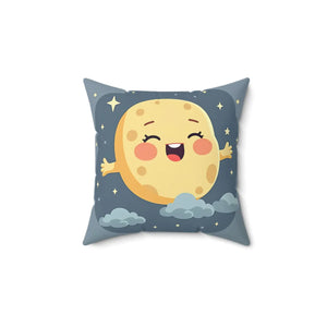 Stars Pillow – Cute Moon Polyester Cushion - Dipaliz - Throw Pillows