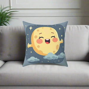 Stars Pillow – Cute Moon Polyester Cushion - Dipaliz - Throw Pillows