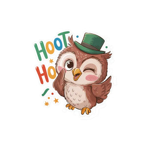 Cute Owl Kiss-cut Vinyl Decals - Playful Home Decor Art - Dipaliz