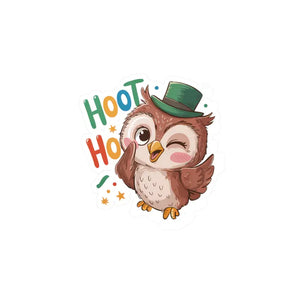 Cute Owl Kiss-cut Vinyl Decals - Playful Home Decor Art - Dipaliz - 4’’ x 6’’ / Satin