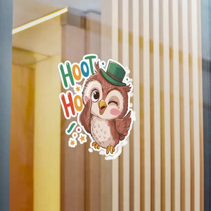 Cute Owl Kiss-cut Vinyl Decals - Playful Home Decor Art - Dipaliz