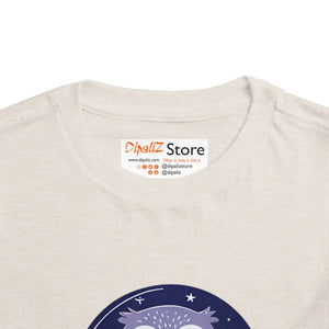 Cute Owl Toddler Short Sleeve Tee - Book Lovers - Dipaliz - T-shirts - 2t