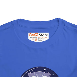 Cute Owl Toddler Short Sleeve Tee - Book Lovers - Dipaliz - T-shirts - 2t
