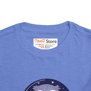 Cute Owl Toddler Short Sleeve Tee - Book Lovers - Dipaliz - T-shirts - 2t
