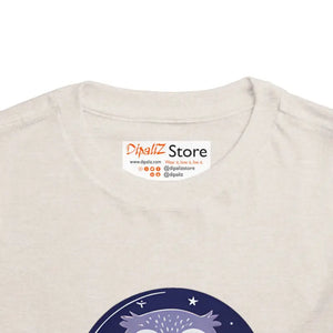 Cute Owl Toddler Short Sleeve Tee for Book Lovers - Dipaliz - T-shirts