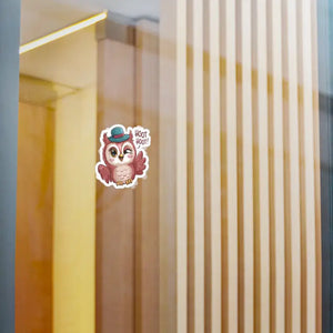 Cute Owl Vinyl Decals in Vibrant Colors - Dipaliz - Decorative Stickers