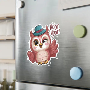 Cute Owl Vinyl Decals in Vibrant Colors - Dipaliz - Decorative Stickers