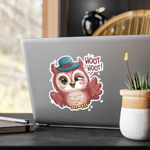 Cute Owl Vinyl Decals in Vibrant Colors - Dipaliz - Decorative Stickers