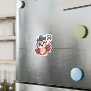 Cute Owl Vinyl Decals - Vibrant Colors Laptop Stickers - Dipaliz - Decorative