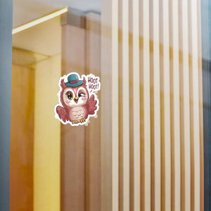 Cute Owl Vinyl Decals - Vibrant Colors Laptop Stickers - Dipaliz - Decorative