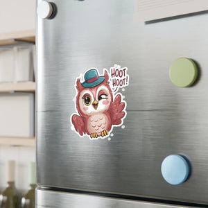Cute Owl Vinyl Decals - Vibrant Colors Laptop Stickers - Dipaliz - Decorative