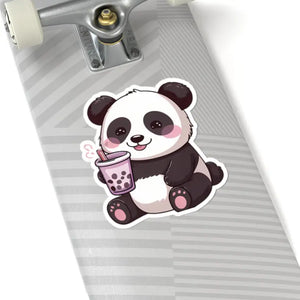 Panda Bubble Tea Sticker - Cute Colorful Fun Art - Dipaliz - Decorative Stickers