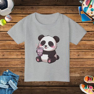 Cute Panda Toddler Tee - Adorable Drink Design - Dipaliz - T-shirts - 2t