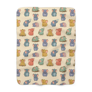 DipaliZ elephant blanket in 30 by 40, 50 by 60 and 60 by 80 inch sizes