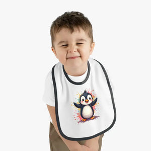 Penguin Tee Bib - Adorable Mealtime Mayhem Fashion - Dipaliz - Bibs
