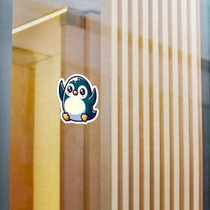 Cute Penguin Kiss-cut Vinyl Decals - Satin Finish - Dipaliz - Decorative Stickers