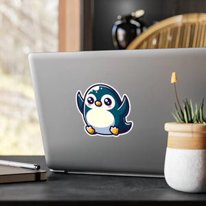 Cute Penguin Kiss-cut Vinyl Decals - Satin Finish - Dipaliz - Decorative Stickers