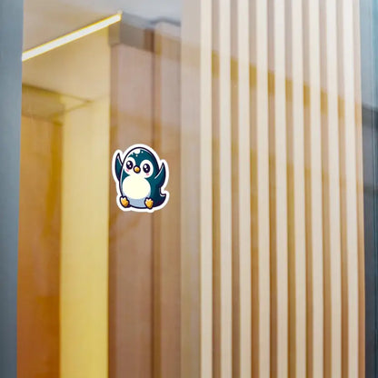 Adorable Penguin Kiss-cut Vinyl Decals for Playful Flair - Paper Products