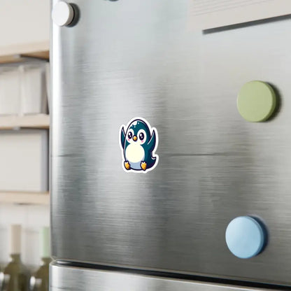 Adorable Penguin Kiss-cut Vinyl Decals for Playful Flair - Paper Products