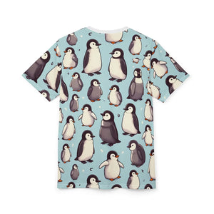 Cute Penguin Unisex Tee - Animal Lovers Casual Wear - Dipaliz - T-shirts