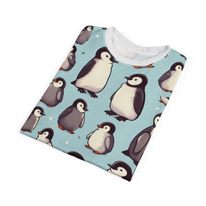 Cute Penguin Unisex Tee - Animal Lovers Casual Wear - Dipaliz - T-shirts