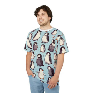 Cute Penguin Unisex Tee - Animal Lovers Casual Wear - Dipaliz - T-shirts