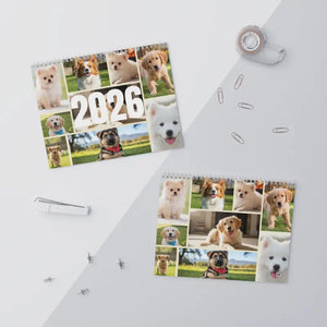 Wall Calendars - Cute Pet Dogs 2026 - Dipaliz - 11’’ x 8.5’’ / Matte