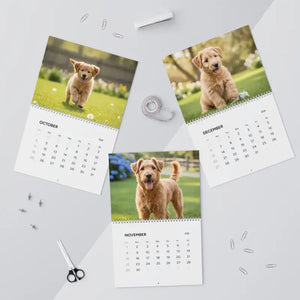 Wall Calendars - Cute Pet Dogs 2026 - Dipaliz