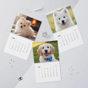 Wall Calendars - Cute Pet Dogs 2026 - Dipaliz