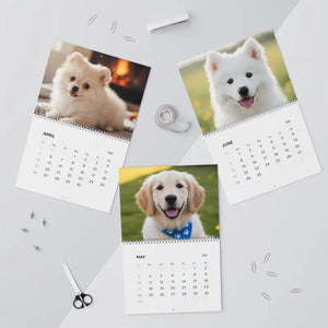Wall Calendars - Cute Pet Dogs 2026 - Dipaliz