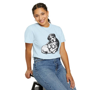 Cute Puppy Love Unisex Garment-dyed T-shirt - Dipaliz - T-shirts