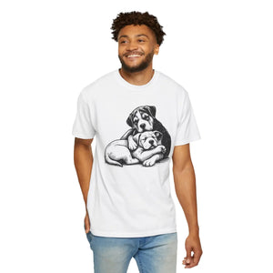 Cute Puppy Love Unisex Garment-dyed T-shirt - Dipaliz - T-shirts