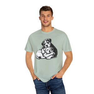 Cute Puppy Love Unisex Garment-dyed T-shirt - Dipaliz - T-shirts