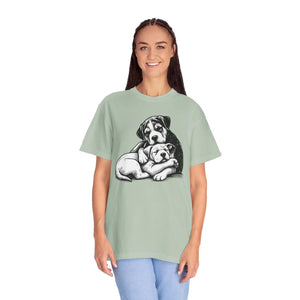 Cute Puppy Love Unisex Garment-dyed T-shirt - Dipaliz - T-shirts