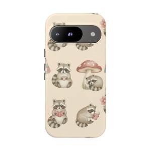 DipaliZ raccoon case made for iPhone 17, Galaxy S26 and Pixel 9 handsets