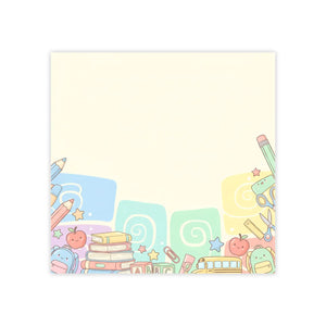 Kawaii Stationery Memo - Soft Pastel Illustrations - Dipaliz - Sticky Notes