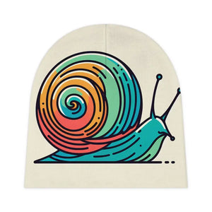 Snail Baby Beanie - Cozy Winter Wardrobe Essential - Dipaliz - one Size / White - & Toddler Hats