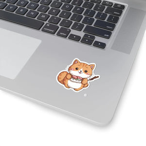 Cute Sushi Cat Kiss-cut Stickers - Quirky Feline Design - Dipaliz - Decorative