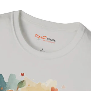 T-shirt - Cute Teddy Bear Softstyle t Shirt - Unisex Cotton Comfort - Dipaliz