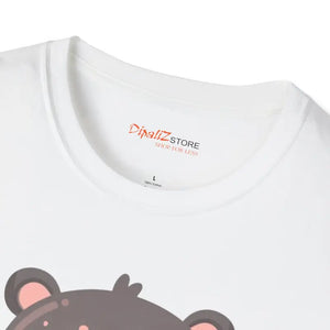 Cute Teddy Bear Softstyle t Shirt Heart Design - Dipaliz - T-shirts