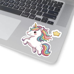 Cute Unicorn Kiss-cut Stickers - Whimsical Decor Magic - Dipaliz - Decorative