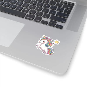 Cute Unicorn Kiss-cut Stickers - Whimsical Decor - Dipaliz - Decorative