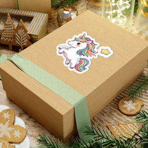 Cute Unicorn Kiss-cut Stickers - Whimsical Decor - Dipaliz - Decorative