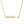 Accessories - Heart Bar Necklace Cutout Love Gift - Dipaliz one Size / 18k Gold Pvd Coating