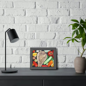 Vegetables Framed Art Cutting Board Kitchen Poster - Dipaliz - Posters Prints & Visual Artwork