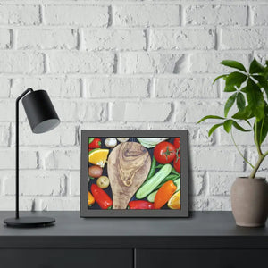 Vegetables Framed Art Cutting Board Kitchen Poster - Dipaliz - Posters Prints & Visual Artwork
