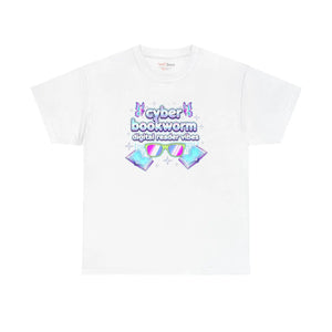 Cyber Bookworm T-shirt, Digital Reader Vibes Graphic Tee - T-shirts - s